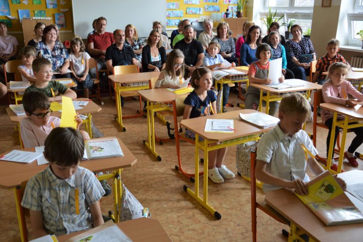 Slavnost slabikáře v I. A třídě